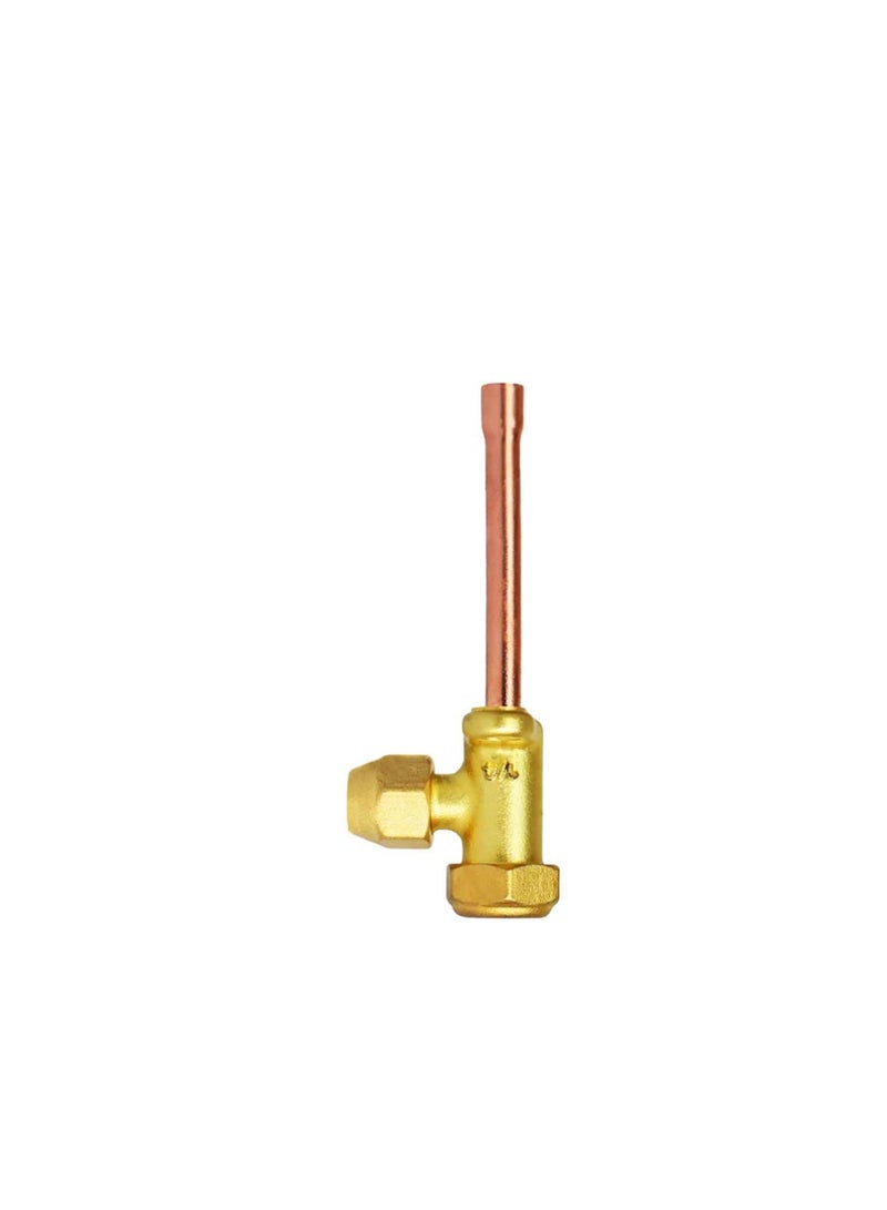 Air Conditioner Service Valve/condenser split Valve 1/4 inch straight type - Image 1