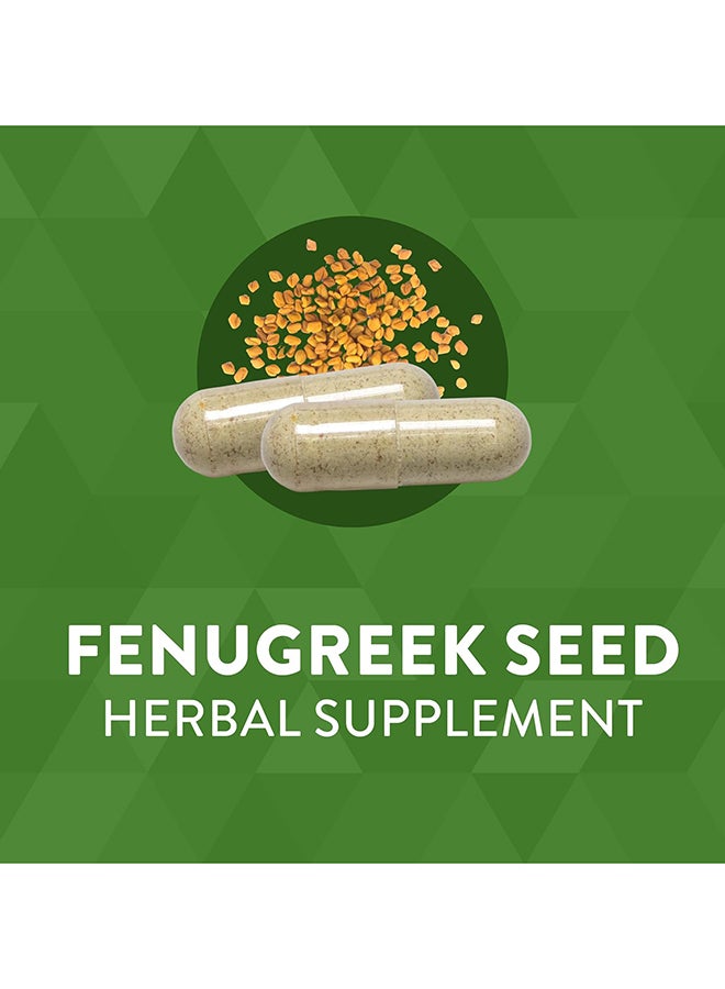 Nature's Way Fenugreek Seed Dietary Supplement - 100 Vegan Capsules - Image 2