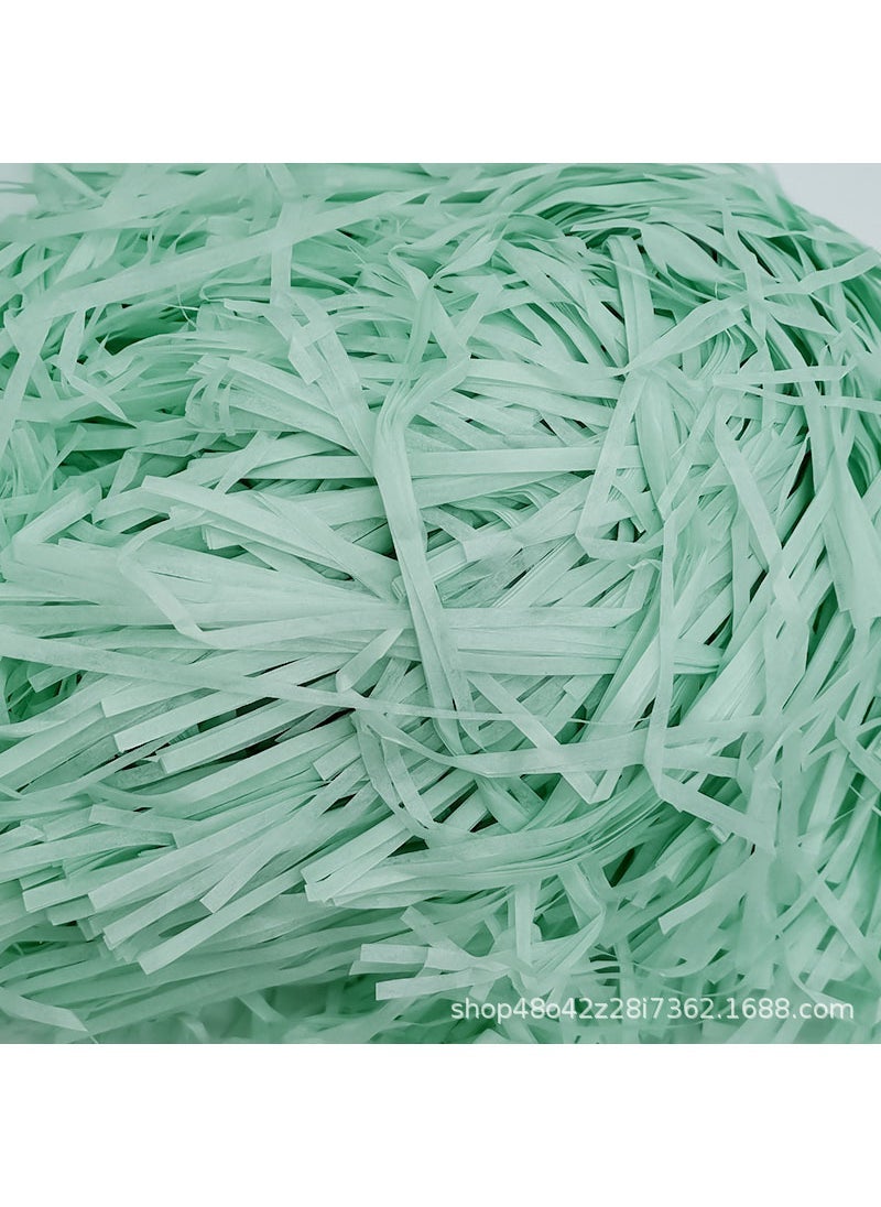 Generic Factory wholesale raffia paper silk gift box candy box decorative filler shredded paper Silk a large number of in stock shredded paper strips Tiffany Blue 