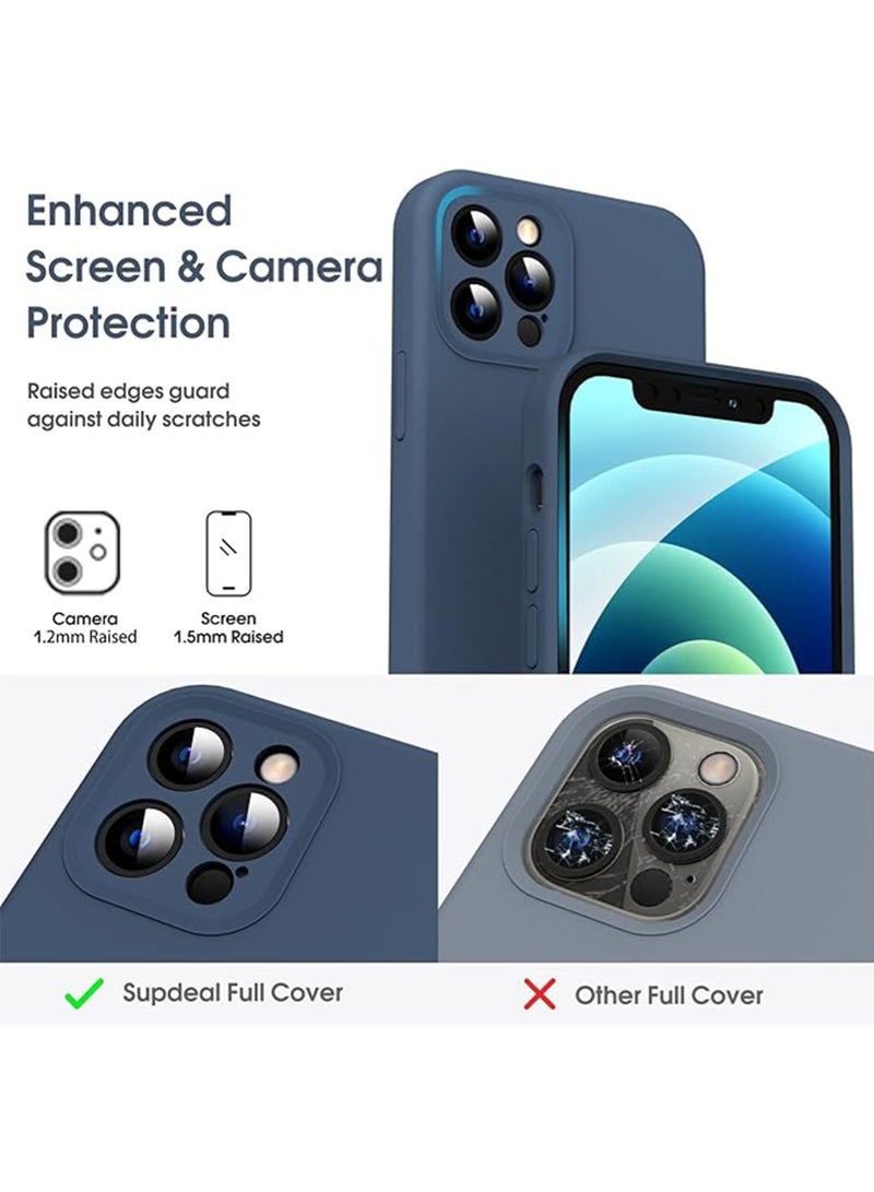 WRISTWISE Case Cover for iPhone 12 Pro - [Camera All-Round Protection] [Soft Microfiber Lining Anti-Scratch] Shockproof Phone Case Cover, Blue - Image 2