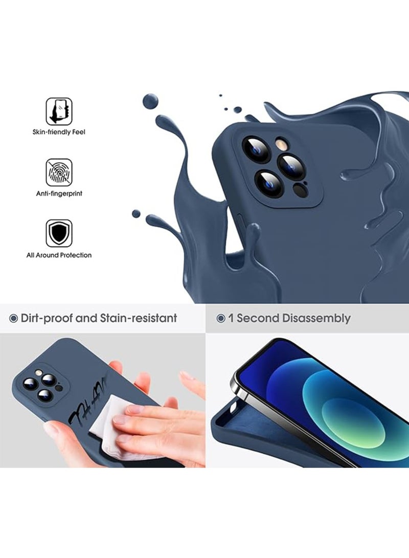 WRISTWISE Case Cover for iPhone 12 Pro - [Camera All-Round Protection] [Soft Microfiber Lining Anti-Scratch] Shockproof Phone Case Cover, Blue - Image 3