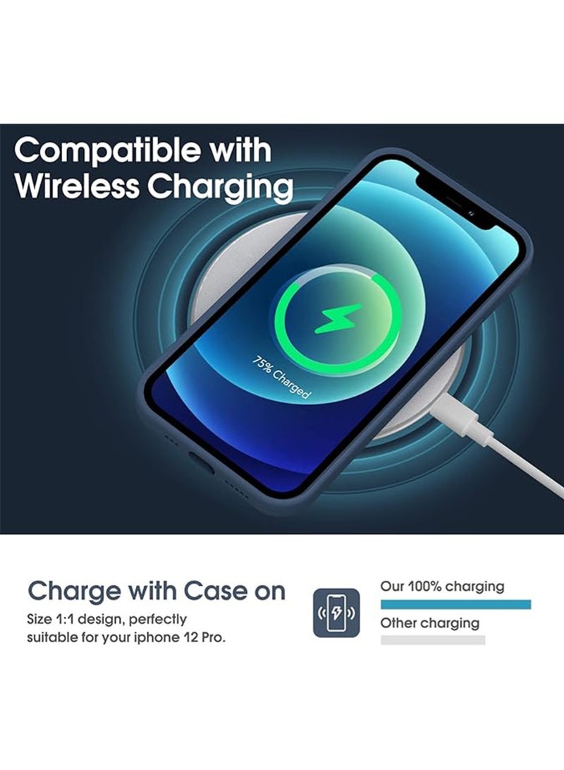 WRISTWISE Case Cover for iPhone 12 Pro - [Camera All-Round Protection] [Soft Microfiber Lining Anti-Scratch] Shockproof Phone Case Cover, Blue - Image 5