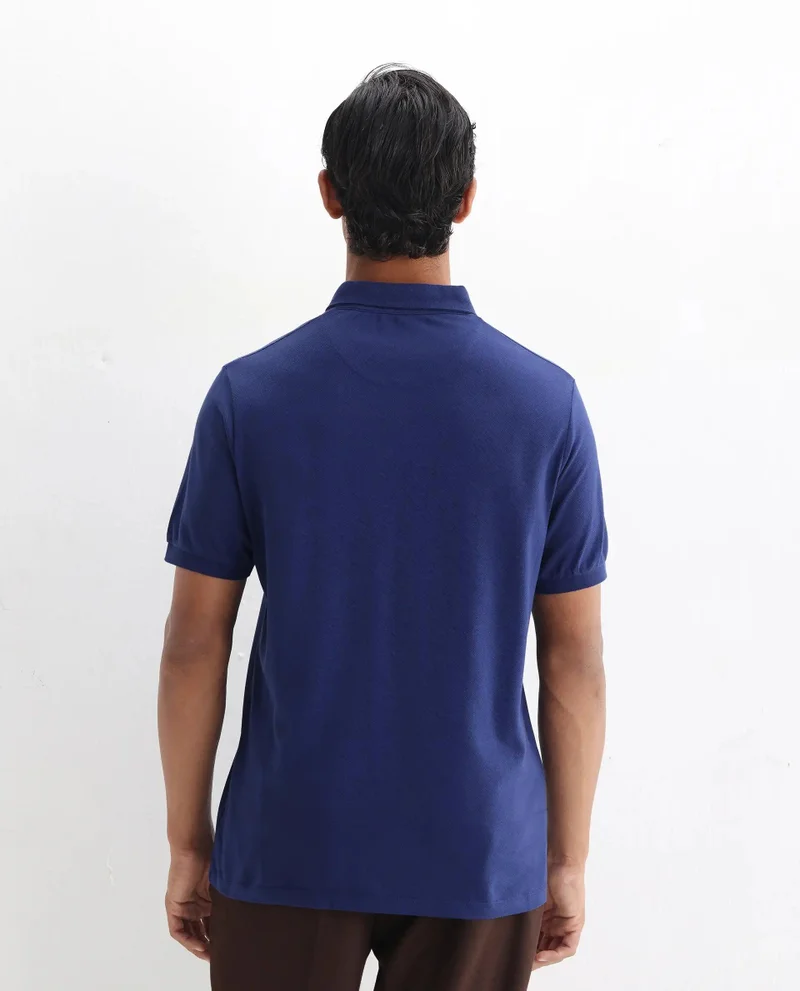Rare Rabbit Men's Embroidered Logo Cotton Polo