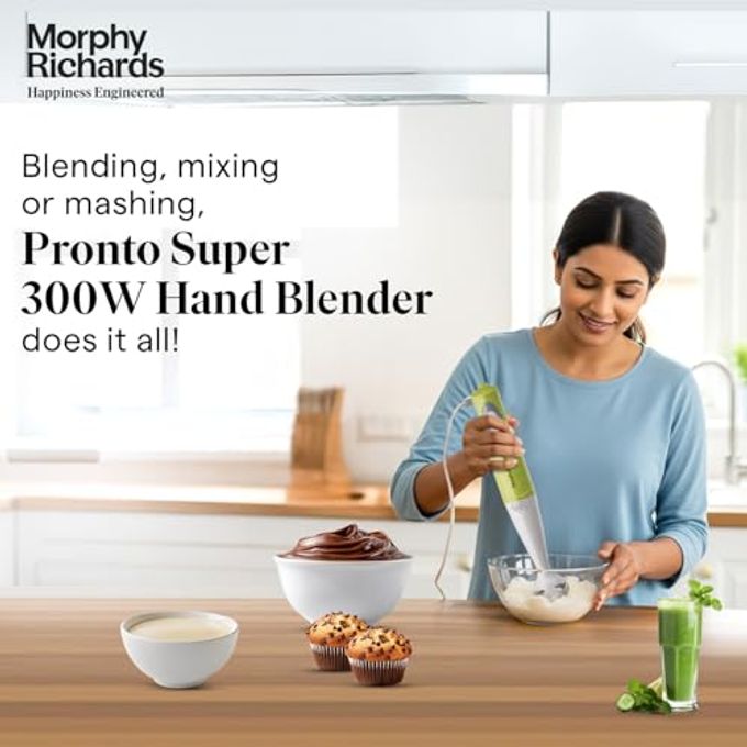 morphy richards Pronto Super Hand Blender, 301W (Green) - Image 2
