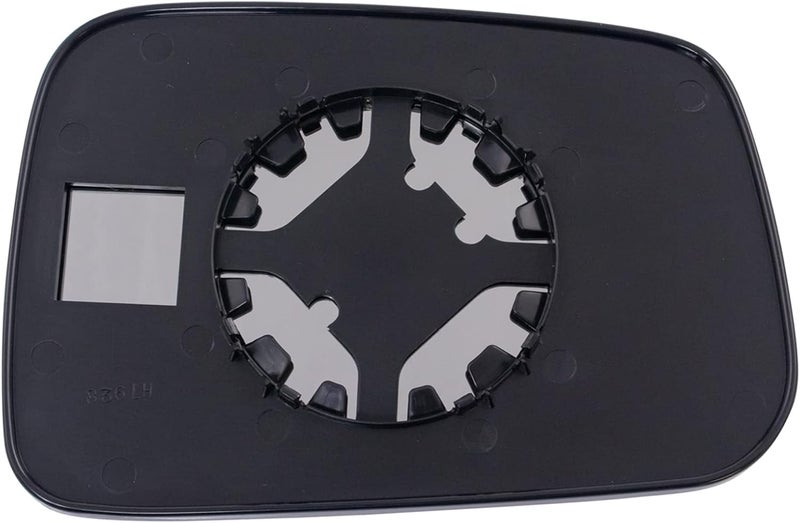 TRQ Driver Side Mirror Glass with Backing Plate Compatible with 2006-2011 Chevrolet HHR, Snap On, Clear, GM1324155 - Image 4