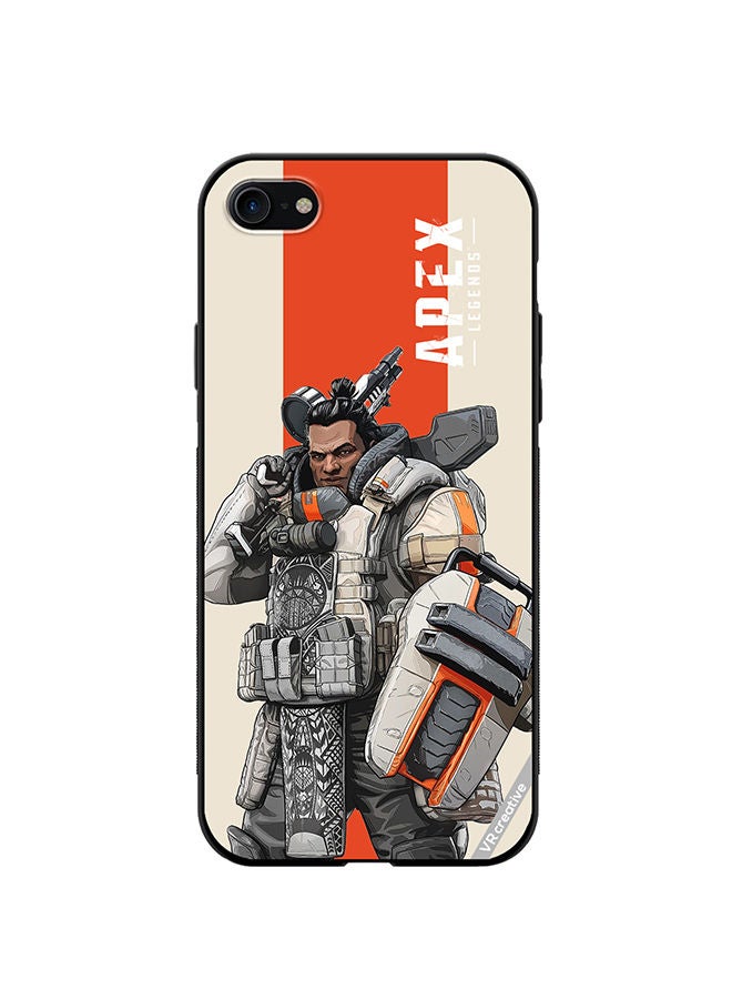 VR CREATIVE Protective Case Cover For Apple iPhone SE (2022) Apex Legends Gibby Design Multicolour - Image 1