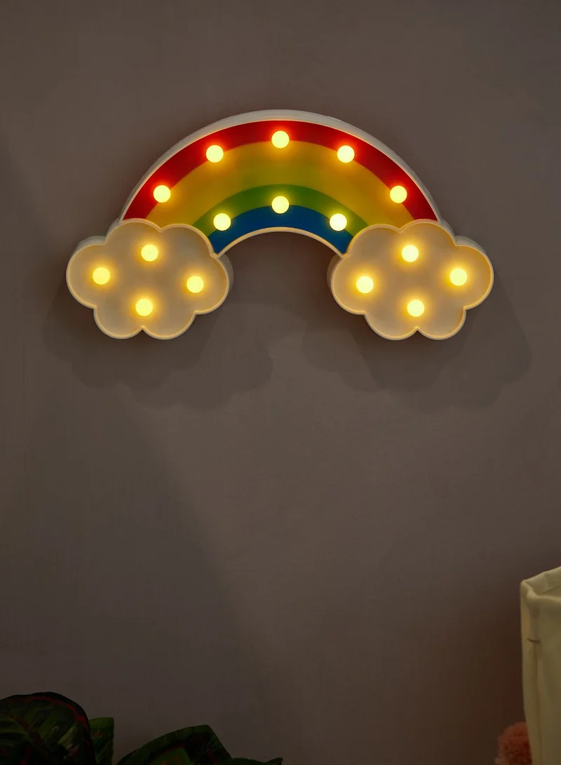 Pink Cactus Rainbow Shaped Led Light