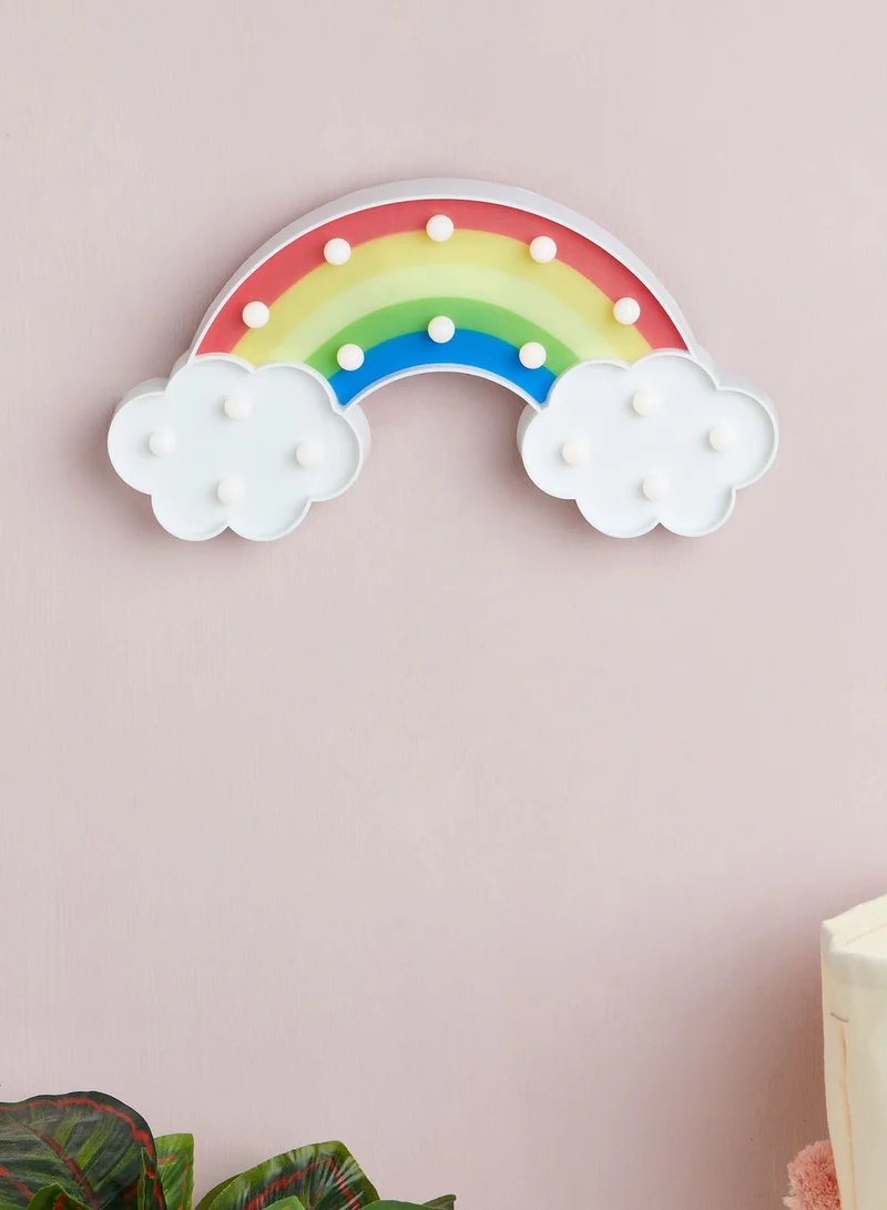 Pink Cactus Rainbow Shaped Led Light