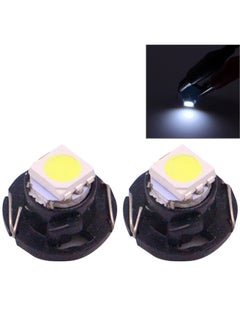نيبمينينت طقم مصابيح LED للوحة عدادات السيارات من نوع SMD 5050 بضوء أبيض T4.7 وقدرة 0.2 وات وقوة 12 لومن وضوء واحد، قطعتين  - Image 2