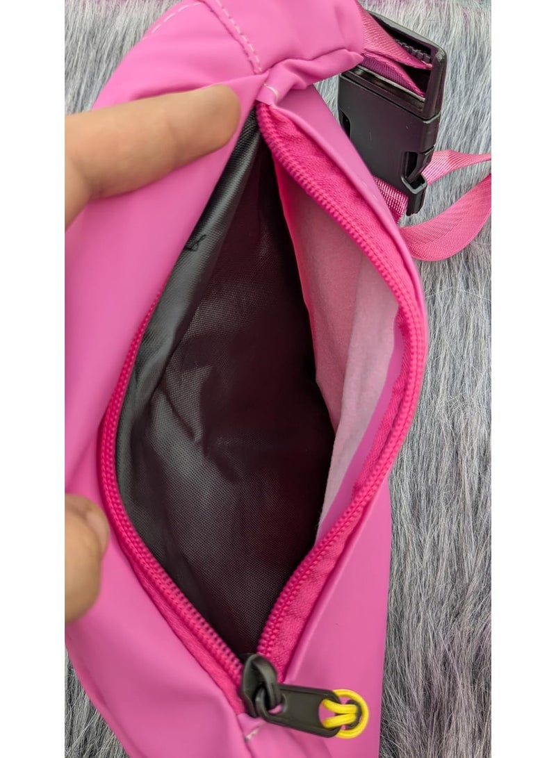 Waterproof waist bag with a back zipper pocket and a spacious main compartment. High quality with wide pockets to carry more items. Can be used as a crossbody bag or waist bag. - Image 4