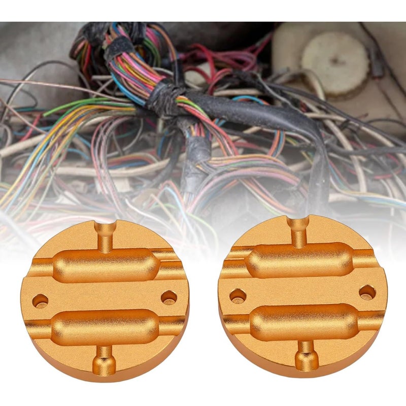Docking Connector Mold Yellow Pair Double Cavity 16 14 AWG For Electrical Automotive Marine Applications - Image 1