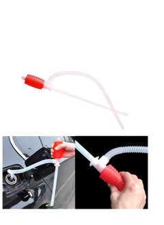 Liquid/Fuel Transfer Siphon Pump - Large Squeezing Syphon for Lawn Mowers & Manual Pumping Petrol, Water, and more!