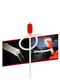 SYOSI Liquid/Fuel Transfer Siphon Pump - Large Squeezing Syphon for Lawn Mowers & Manual Pumping Petrol, Water, and more!  - Image 2