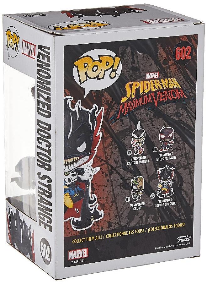 Funko - Funko Pop! Marvel: Maximum Venom - Dr. Strange, Glow in The Dark, Amazon Exclusive, Multicolor - Image 1