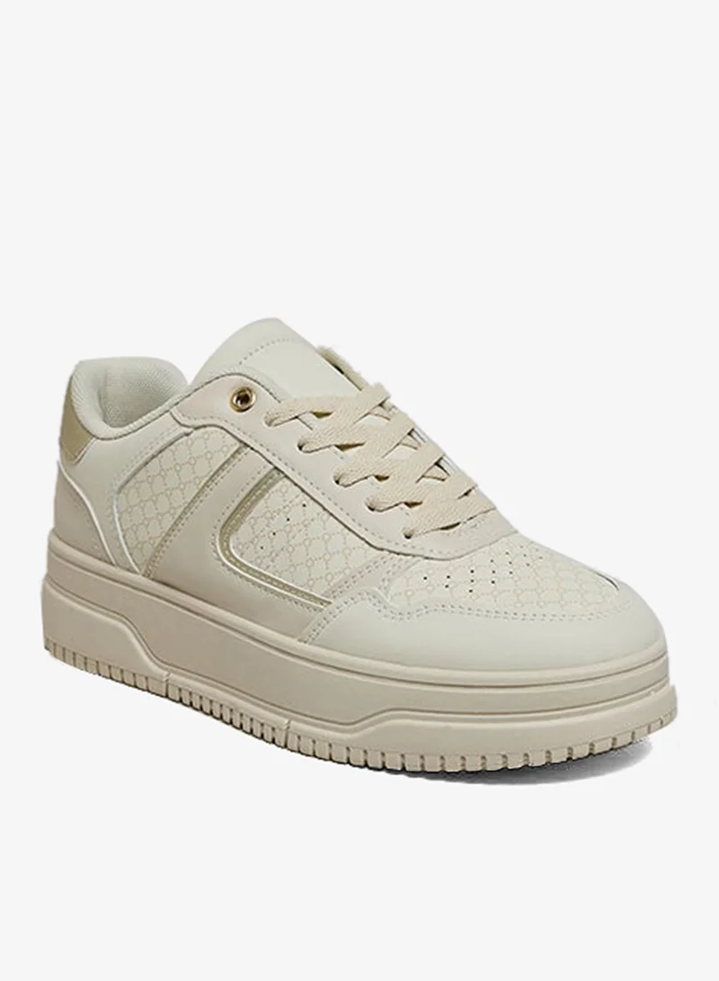 R&b Patterned Platform Sneakers4