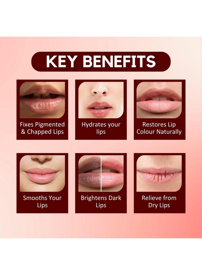 INTIMIFY سيروم الشفاه INTIMIFY للشفاه الداكنة، سيروم لتفتيح وتبييض الشفاه، يرطب، يغذي، وينعم الشفاه للرجال والنساء 10 مل (عبوة من 1) - Image 5