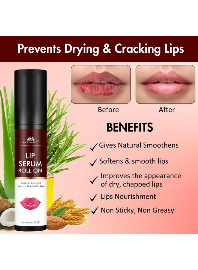 INTIMIFY سيروم الشفاه INTIMIFY للشفاه الداكنة، سيروم لتفتيح وتبييض الشفاه، يرطب، يغذي، وينعم الشفاه للرجال والنساء 10 مل (عبوة من 1) - Image 2