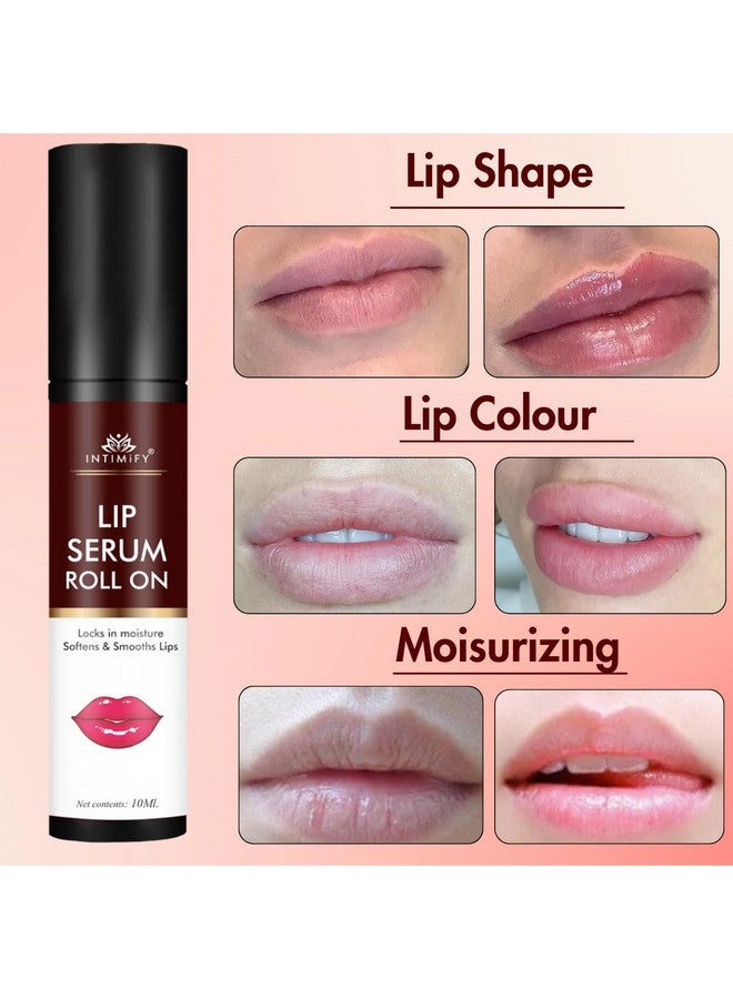 INTIMIFY سيروم الشفاه INTIMIFY للشفاه الداكنة، سيروم لتفتيح وتبييض الشفاه، يرطب، يغذي، وينعم الشفاه للرجال والنساء 10 مل (عبوة من 1) - Image 3