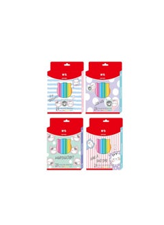 M&G M&G Chenguang Pack of 24 Hexagonal crayons SMC Pastel colored pencil - No:AWP39809  - Image 3