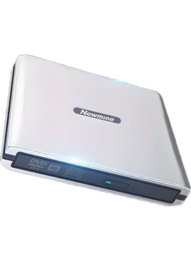 Newmine Drw-801 External Blu-Ray Usb3.0 Optical Drive, High-Speed External Portable Dvd Burner, Supports 3D Blu-Ray Player, Blu-Ray Dvd Player, Compatible With Computers - Image 3