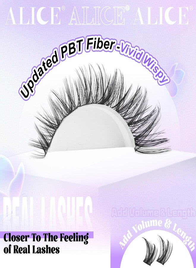 Alice Lash Clusters Wispy Eyelash Extensions 168pcs Volume Individual Lashes 10-18mm Waterproof Natural DIY Lash Extensions Cluster Eyelash Extensions by ALICE - Image 5