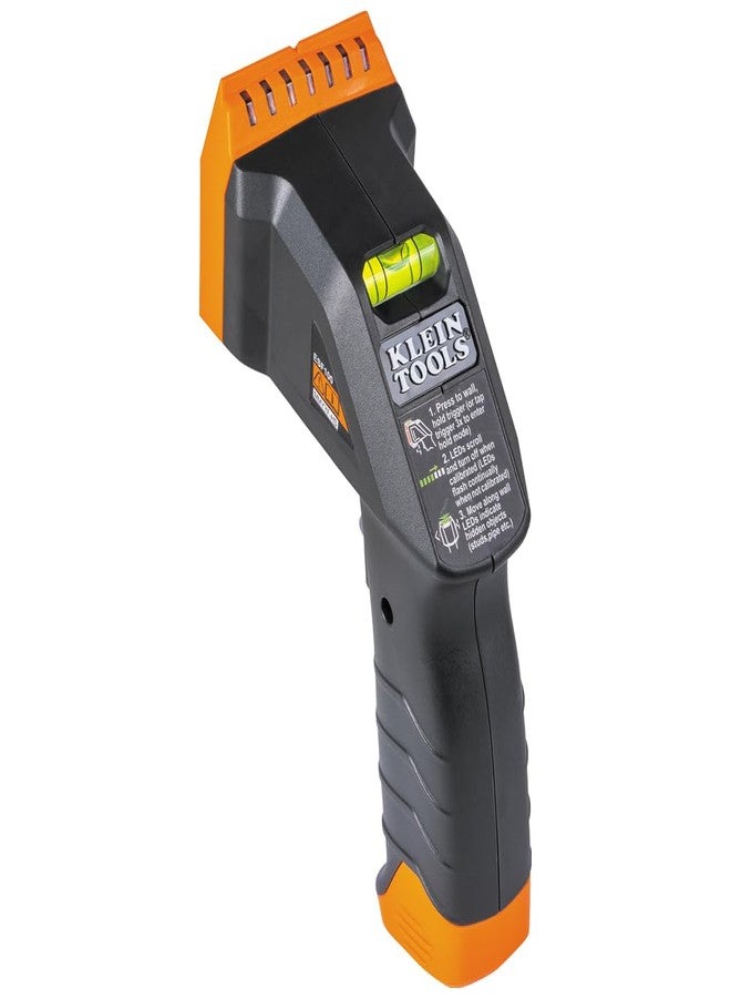 Klein Tools ESF100 Electronic Stud Finder and Wall Scanner with Bubble Level, for Wood and Metal Studs, Bright Green LEDs, Batteries Included - Image 1