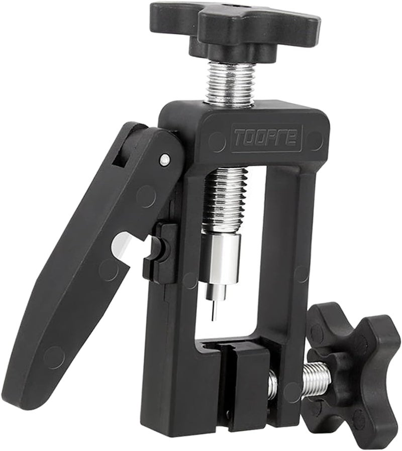 klarako Durable MTB BIke Needle Driver Insertion Tool, Bicycle Hydraulic Hose Fitting Insert Tool Aluminum Alloy Structure with Hydraulic Hose Cutter - Image 1