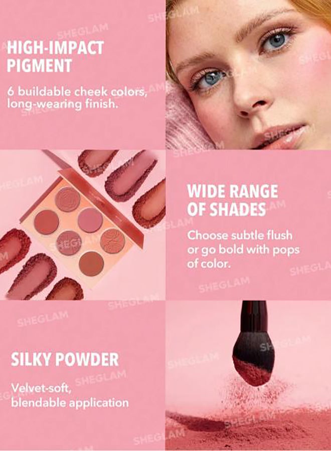 شيجلام Floral Flush Blush Palette Multicolour - Image 4