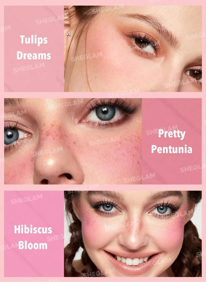 شيجلام Floral Flush Blush Palette Multicolour - Image 2
