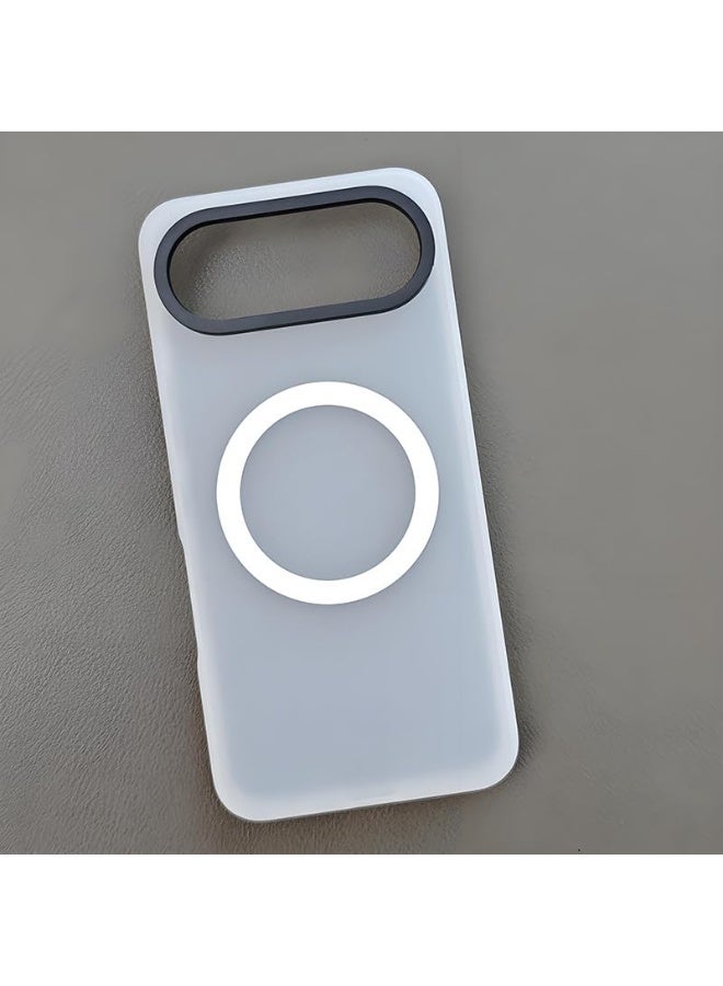 general Magnetic Case for Honor 500 Pro 5G 2025, Soft TPU Frame Shockproof Protective Cover, Matte Naked-feel Shell Supports Wireless Charging, Anti-fingerprint - Image 2