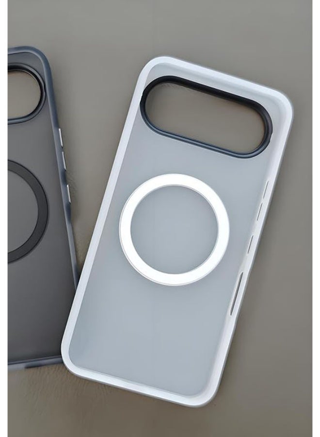 general Magnetic Case for Honor 500 Pro 5G 2025, Soft TPU Frame Shockproof Protective Cover, Matte Naked-feel Shell Supports Wireless Charging, Anti-fingerprint - Image 3