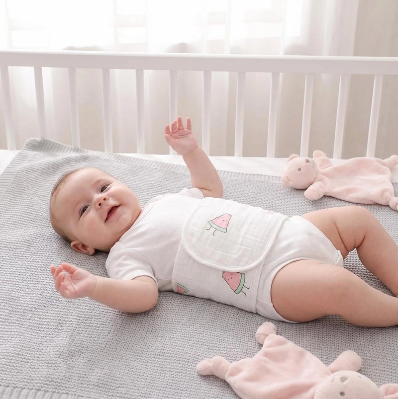 Y&D Baby 4-Layer Abdominal Warmer Thin Summer Belly Band for Infants Newborns Baby Protects Abdomen & Prevents Chills - Image 3