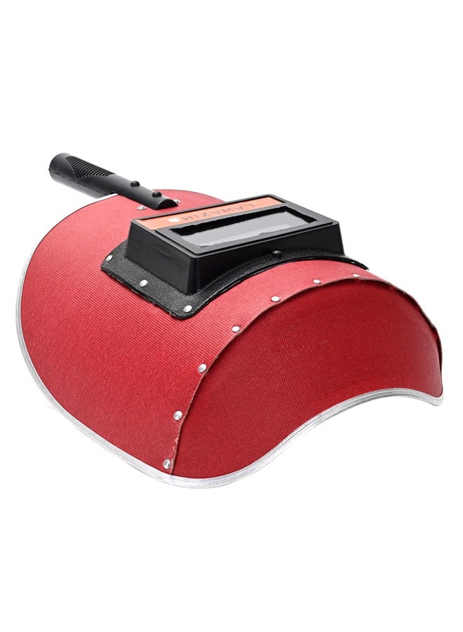 LAWAZIM Handheld Safety Welding Mask -300g Red- Anti-Fog Impact Resistant Full Face Protection Welding Protective Gear for Metal Fabrication Automotive Repair DIY Project ARC MIG TIG Welding Workshops  - Image 5