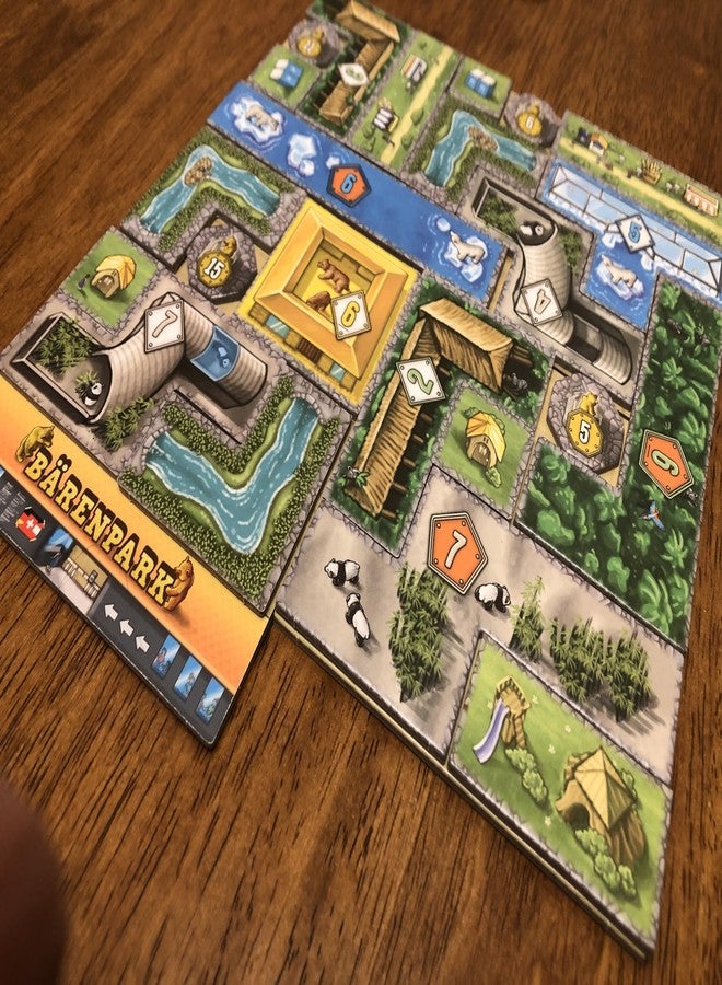 Lookout Bärenpark Board Game | Tile Placement Strategy Game | Fun Zoo Animal Themed Puzzle Game for Adults and Kids | Ages 8+ | 2-4 Players | Average Playtime 30-45 Minutes | Made by Lookout Games - Image 5