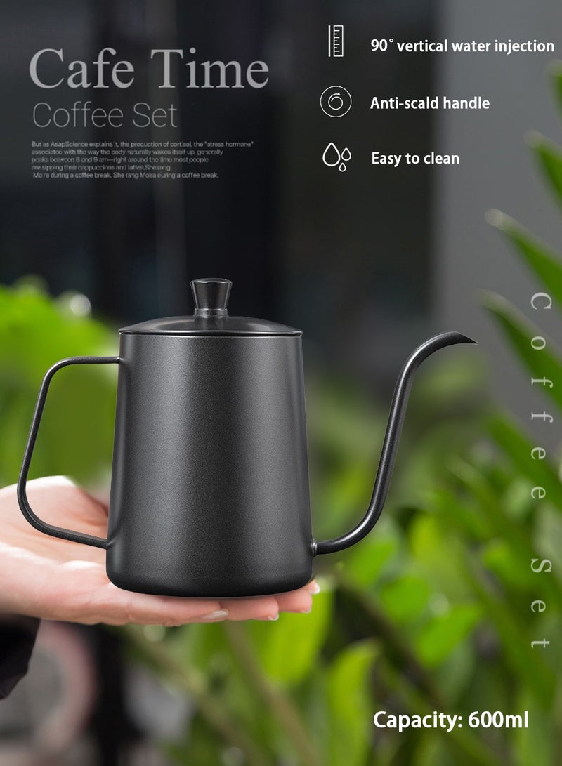 CHOIWIN V60 Coffee Maker Drip Kit Specialty Coffee Professional Tools for Baristas All in One Gift Box 30*40*14 10-Piece - Image 5