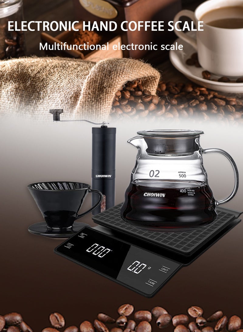 CHOIWIN V60 Coffee Maker Drip Kit Specialty Coffee Professional Tools for Baristas All in One Gift Box 30*40*14 10-Piece - Image 3