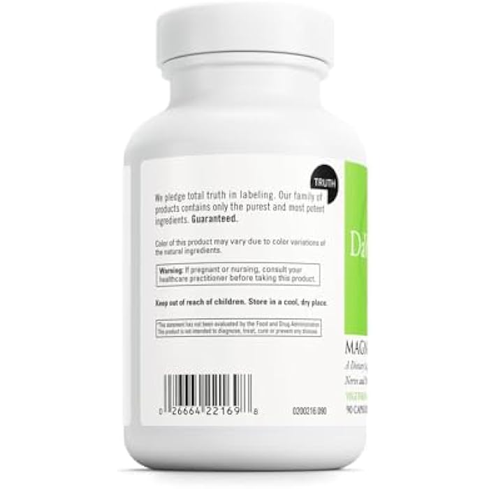 DaVinci Labs Magnesium Citrate - Dietary Supplement to Support Muscle Health, Healthy Nerves and Mineral Absorption* - with 140 mg Magnesium per Serving - Gluten-Free - 90 Vegetable Capsules - Image 3