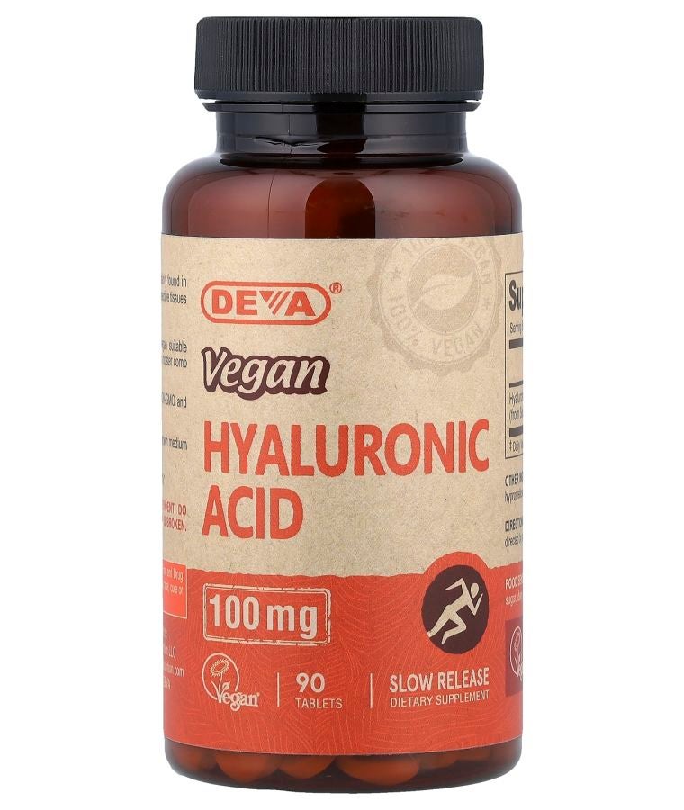Deva Vegan Hyaluronic Acid  100 mg  90 Tablets