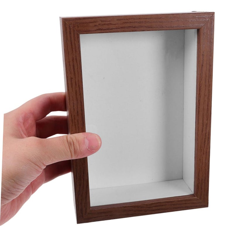 إطار عرض الزهور المجففة الخشبي صندوق الظل ديكور المنزل فن الجدار DIY - Image 5