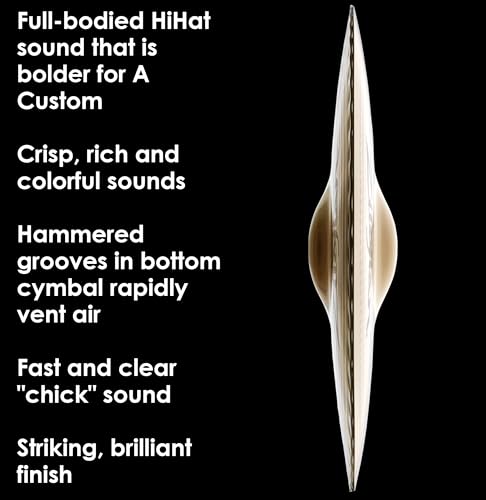 Zildjian Hi-Hat Cymbals, 14" (A20550) - Image 4