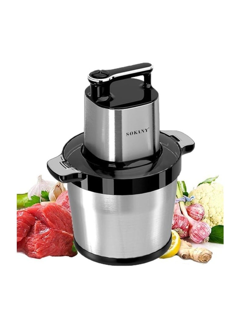 Sokany Stainless Steel Chopper 8L 1500W SK-7088 N