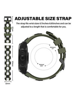 MYSNBKN Compatible with Fenix 6/6 Pro Band Easy Fit 22mm Soft Silicone Watch Bands Replacement for Fenix 5 Plus/Fenix 5/Fenix 7/Forerunner 935/Forerunner 945/Approach s60/Quatix 5 Smartwatches  - Image 3