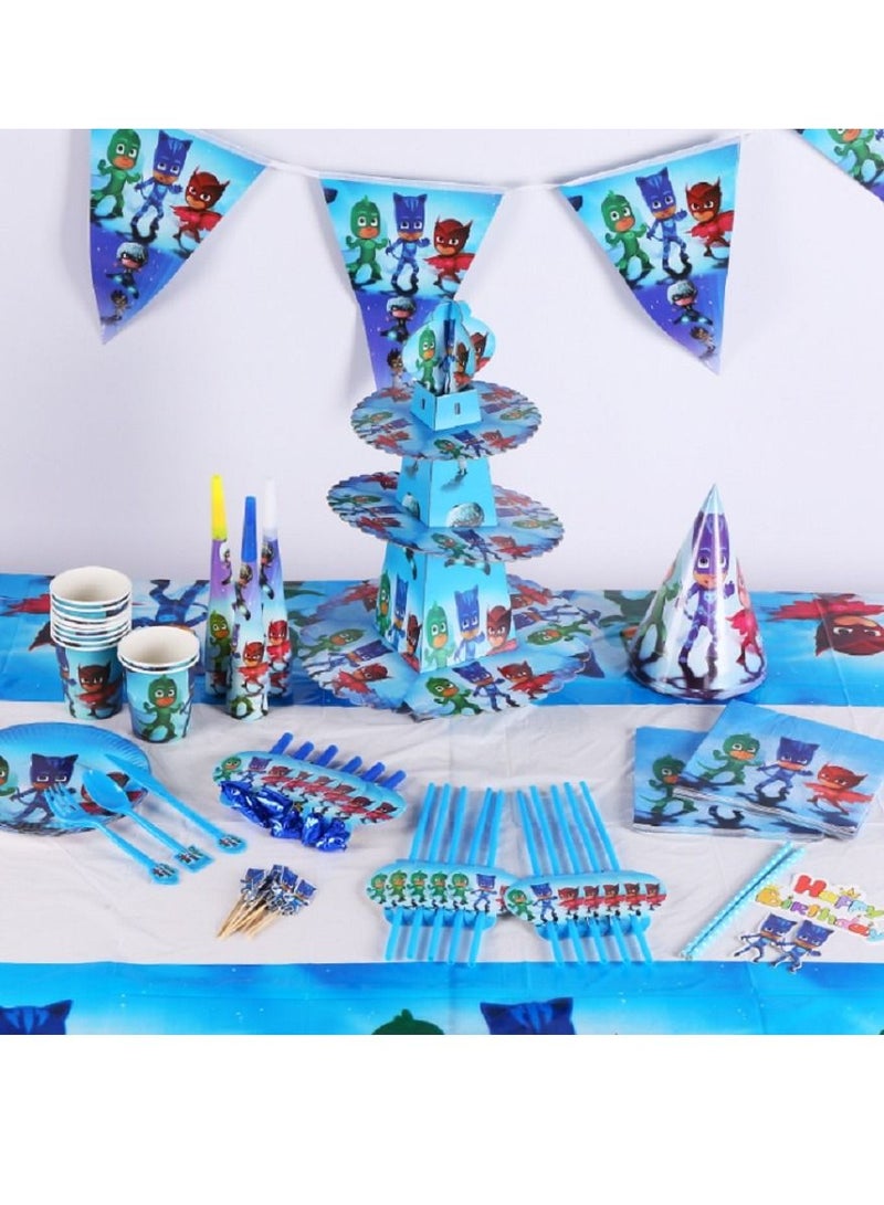 Brain Giggles PJ Masks Theme Disposable Tableware - Image 1