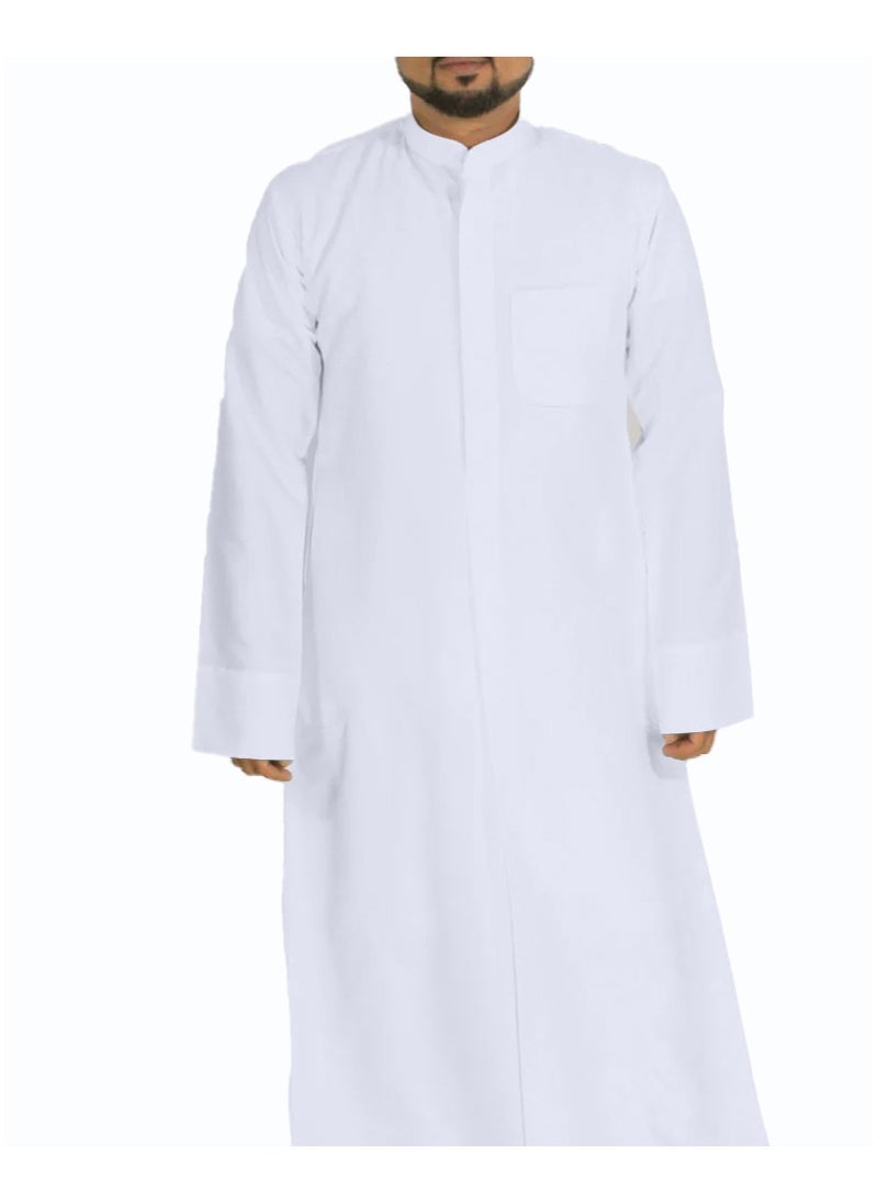 شخصية رجل  دشداشة كويتى ابيض سحاب  - Image 1