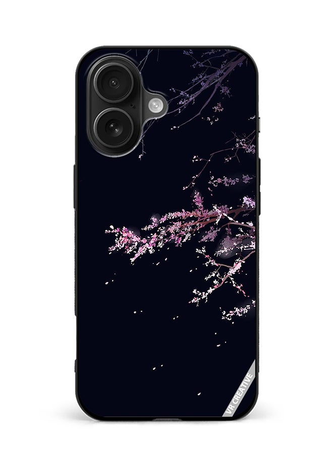 Protective Case Cover For Apple iPhone 16 Plus Blossom Tree Design Multicolour