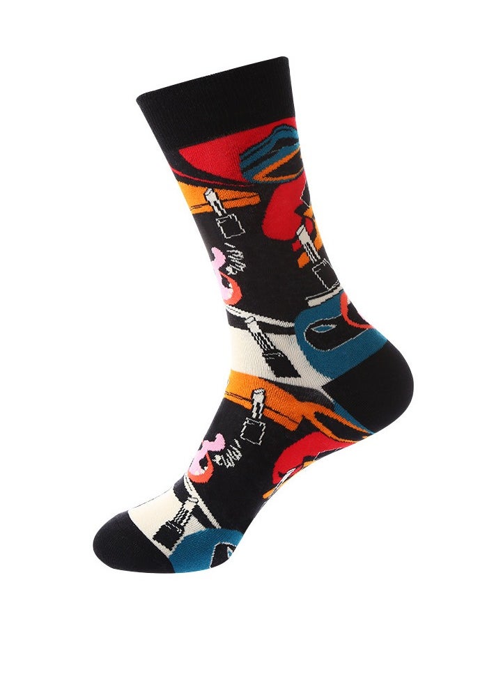 Generic - Unisex Absorb Sweat and Deodorize Socks 3 Pairs High Quality Socks One Size Fits All - Image 1