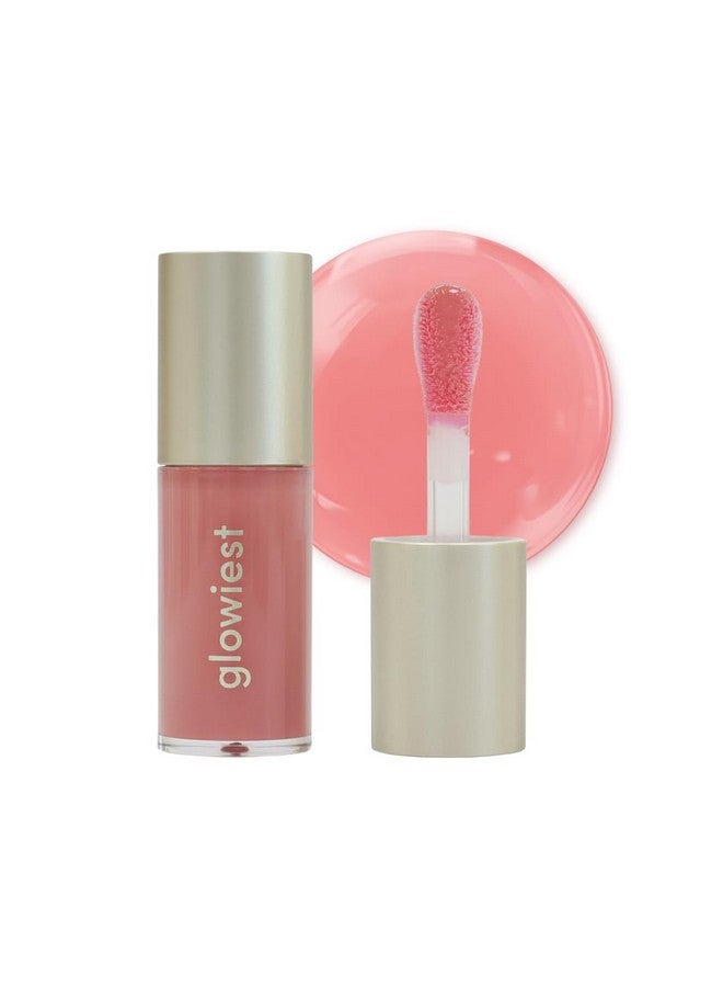 glowiest Dream Glow Tinted Lip Oil 002 Nude Mauve ; 3In1 Formula Lip Gloss With A High Shine Finish Nonsticky Long Lasting Korean Plumped Tinted Lip Oil 0.19 Fl. Oz. 5.7 Ml - Image 1