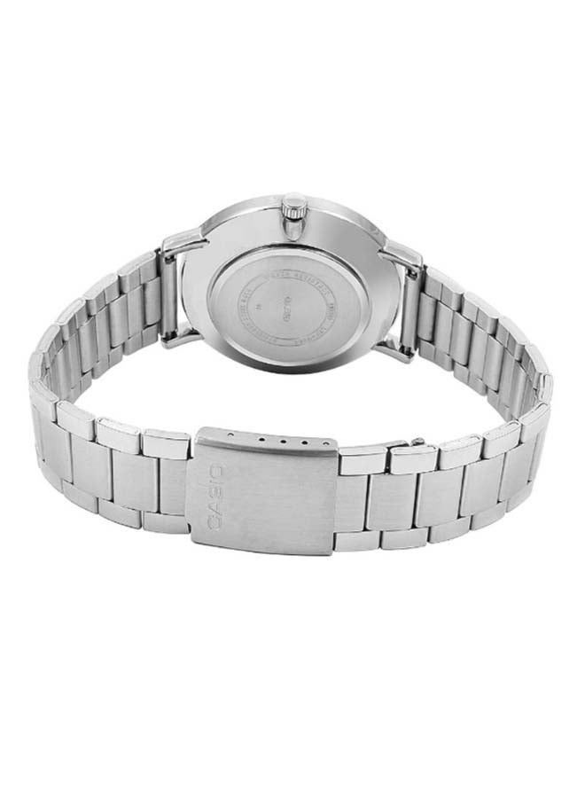 CASIO Women Water Resistant Analog Watch Ltp-VT01D-1BUDF - 34 mm - Silver - Image 2