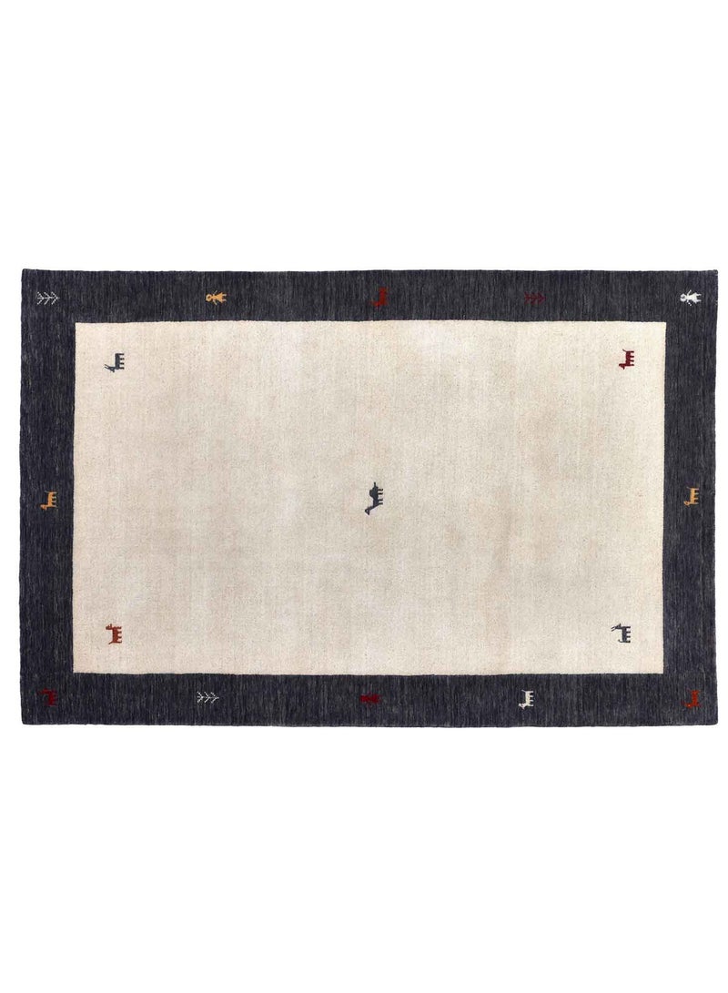 CASANOVA WOOL RUG - 200X300 CM-CHARCOAL - Image 2