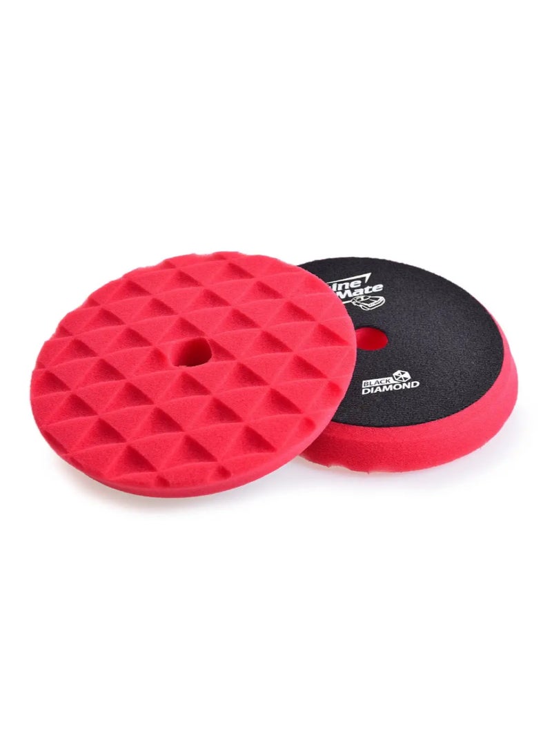 Shine Mate 6 Foam Pad Black Diamond Red Finishing